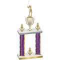 Double Purple Glacier Victory Golf Trophy