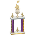 Double Purple Glacier Victory Golf Trophy