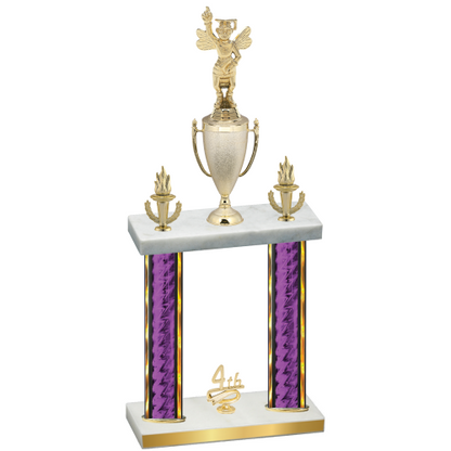 Double Purple Glacier Fourth Place Academics Trophy