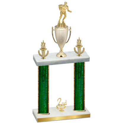 Double Green Glacier Second Place Rugby Trophy