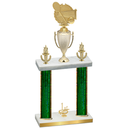 Double Green Glacier First Place Tennis Trophy