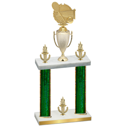 Double Green Glacier Victory Tennis Trophy