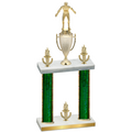 Double Green Glacier Victory Wrestling Trophy