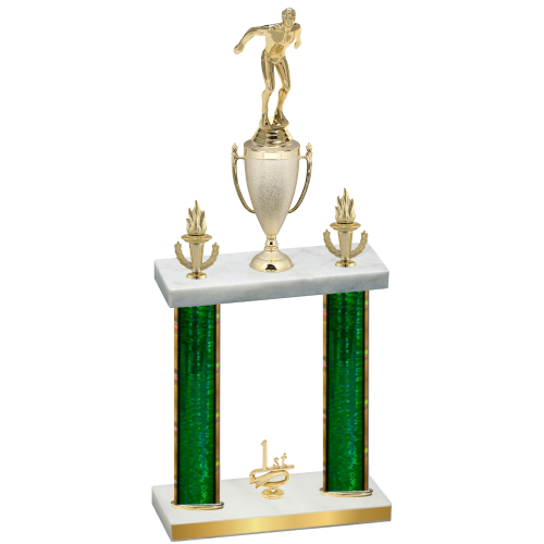 Double Green Glacier First Place Swimming Trophy