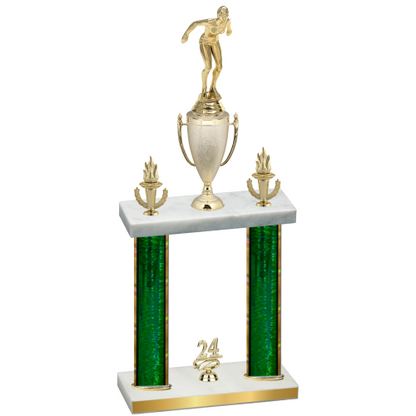 Double Green Glacier Year Tennis Trophy
