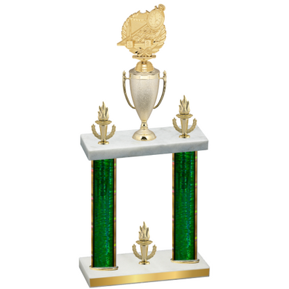 Double Green Glacier Victory Swimming Trophy