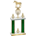 Double Green Glacier Victory Horses Trophy