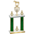 Double Green Glacier Victory Horses Trophy