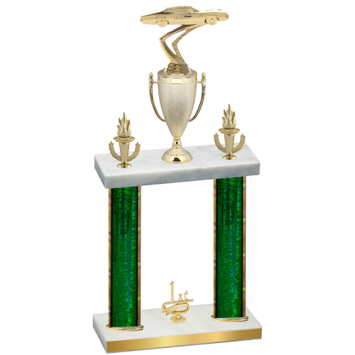 Double Green Glacier First Place Cars Trophy
