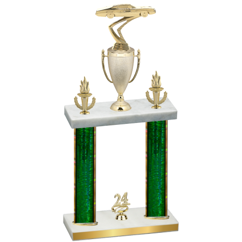 Double Green Glacier Year Cars Trophy