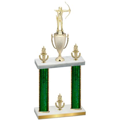 Double Green Glacier Victory Archery Trophy