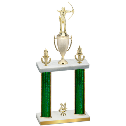 Double Green Glacier Year Archery Trophy