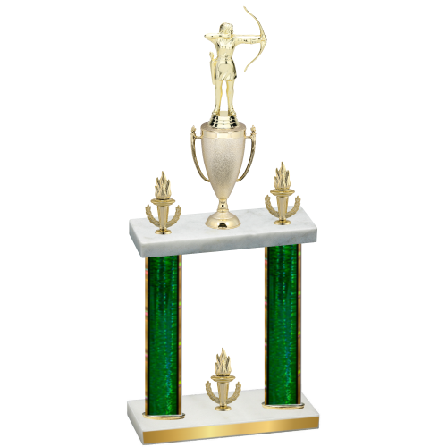 Double Green Glacier Victory Archery Trophy