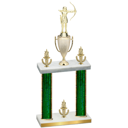 Double Green Glacier Victory Archery Trophy