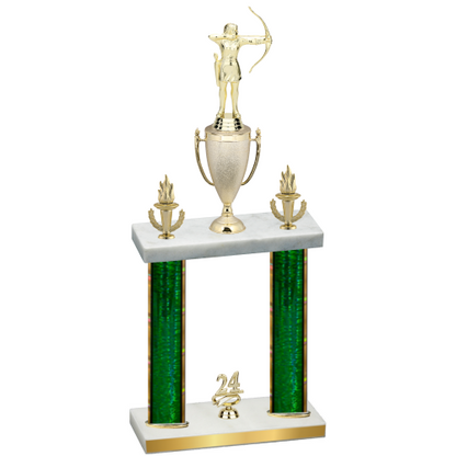 Double Green Glacier Year Archery Trophy