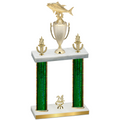 Double Green Glacier Year Fishing Trophy