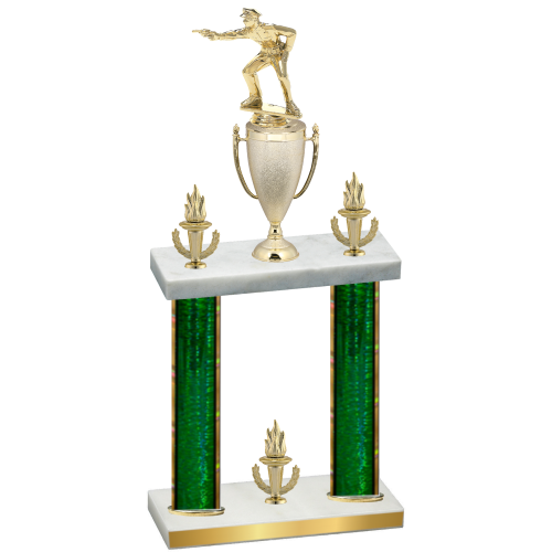 Double Green Glacier Victory Shooter Trophy