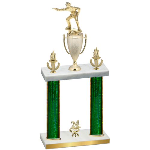 Double Green Glacier Year Shooter Trophy