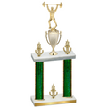 Double Green Glacier Victory Weights Trophy