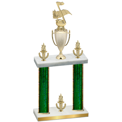Double Green Glacier Victory Music Trophy