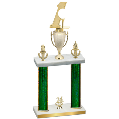 Double Green Glacier Year Golf Trophy