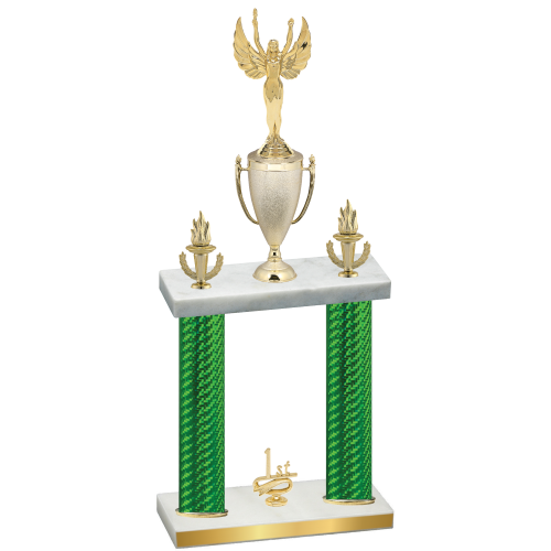 Double Green Carbon Fiber First Place Victory Trophy