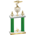 Double Green Carbon Fiber First Place Cars Trophy