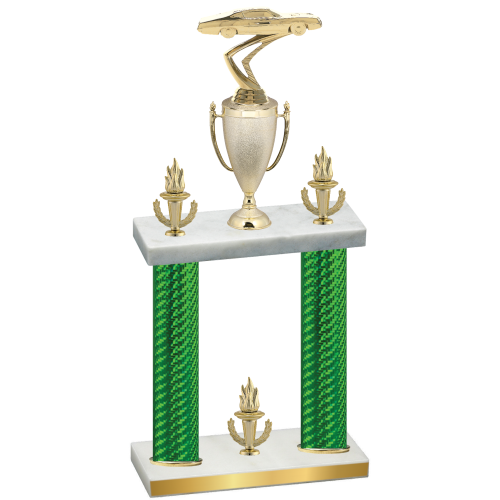 Double Green Carbon Fiber Victory Cars Trophy