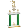 Double Green Carbon Fiber First Place Shooter Trophy