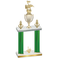 Double Green Carbon Fiber First Place Music Trophy