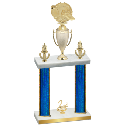 Double Blue Glacier Second Place Running Trophy