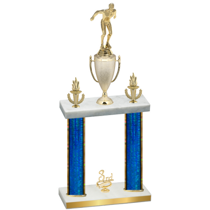 Double Blue Glacier Third Place Swimming Trophy