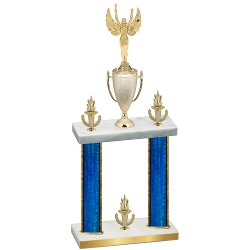 Double Blue Glacier Victory Victory Trophy