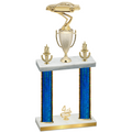 Double Blue Glacier Fourth Place Cars Trophy