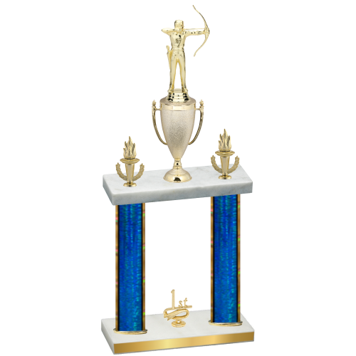 Double Blue Glacier First Place Archery Trophy