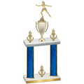 Double Blue Glacier Victory Skater Trophy