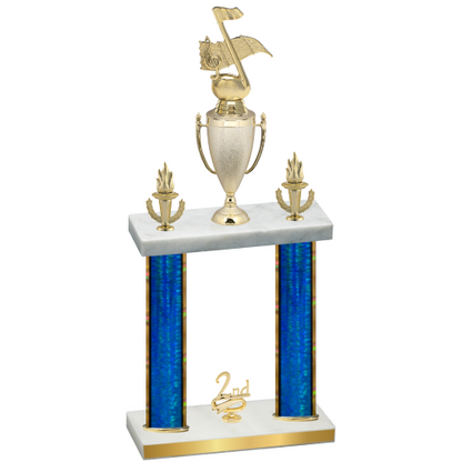 Double Blue Glacier Second Place Music Trophy
