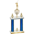 Double Blue Glacier Year Golf Trophy