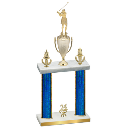 Double Blue Glacier Year Golf Trophy