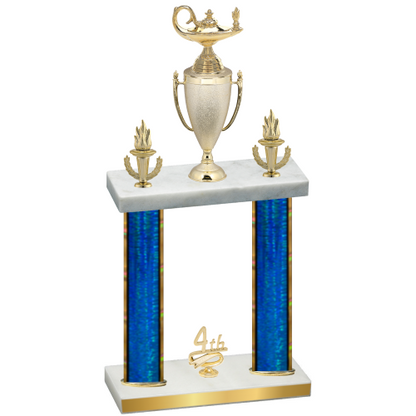 Double Blue Glacier Fourth Place Academics Trophy