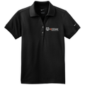 Black front - Kodiak Nike Ladies Dri-FIT Classic Polo - Kodiak Project Services Logo