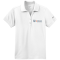 White front - Kodiak Nike Ladies Dri-FIT Classic Polo - Kodiak Project Services Logo