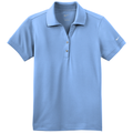 Light Blue front - Nike Women's Dri-FIT Classic Polo