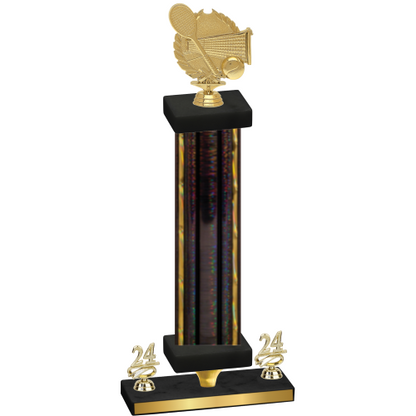 Premium Single Black Glacier Year Tennis Trophy