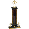 Premium Single Black Glacier Victory Wrestling Trophy