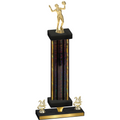 Premium Single Black Glacier Year Volleyball Trophy