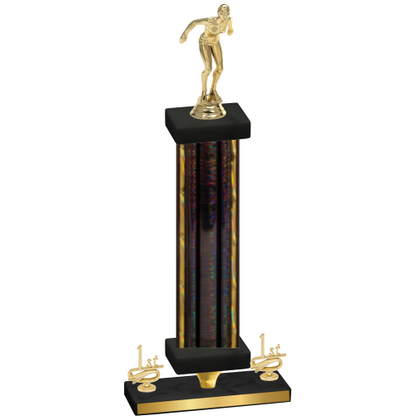 Premium Single Black Glacier First Place Tennis Trophy