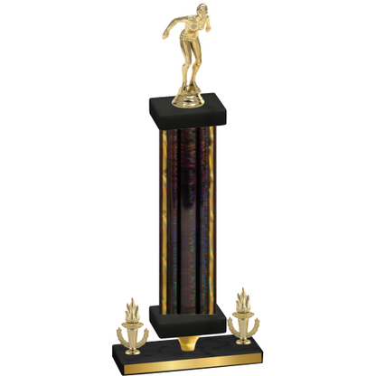 Premium Single Black Glacier Victory Tennis Trophy