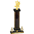 Premium Single Black Glacier Victory Pickleball Trophy