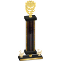 Premium Single Black Glacier Second Place Pickleball Trophy
